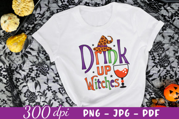 Drink Up Witches, Witch Sublimation PNG Review