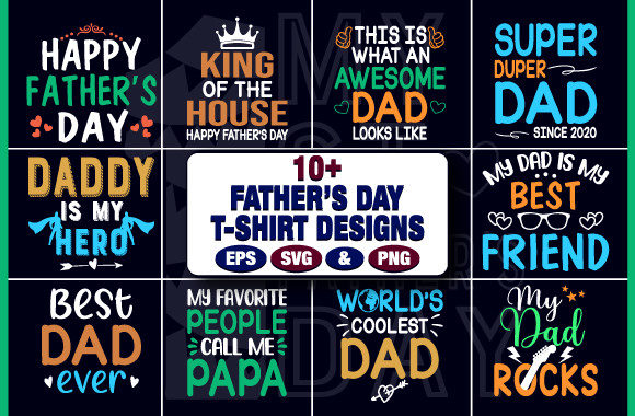 Father s Day T-shirt 3 Colors Bundle
