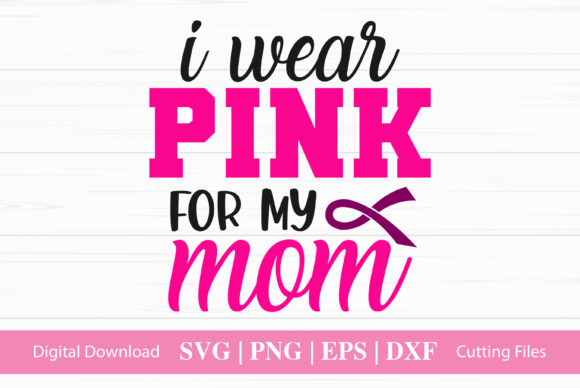 I Wear Pink for My Mom Embroidery Review