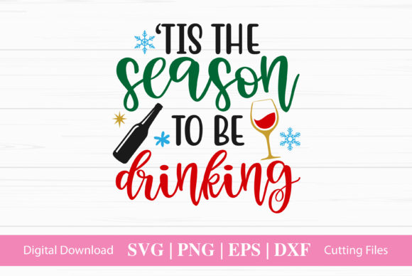 Tis the Season to Be Drinking Embroidery Review